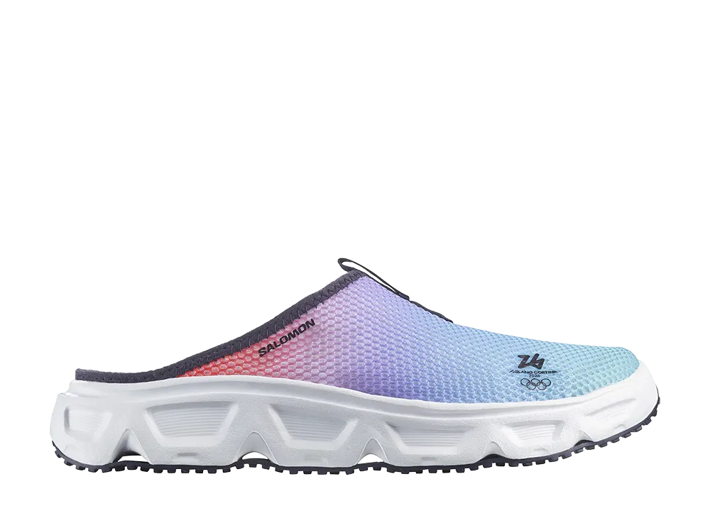 Salomon Reelax Slide 6.0 Milano Cortina 2026 "Blue Quartz/White"
