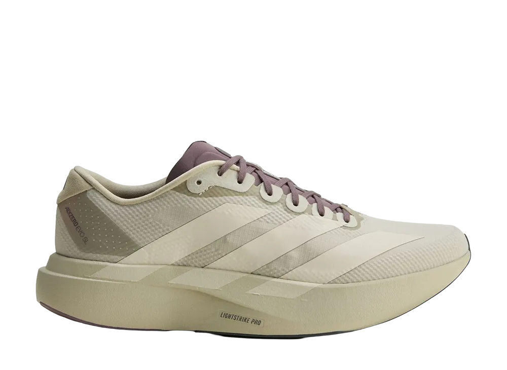 エルマノス コウモリ × アディダス アディゼロ エヴォ SL ウーブン "パテグレー/アルミナ/シャドウフィグ"