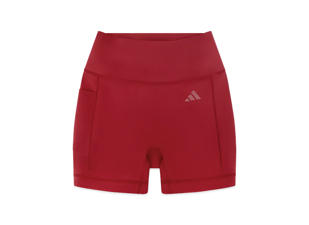 エンタイアスタジオ x アディダス オプタイム ショートトレーニングレギンス "アクティブマルーン"