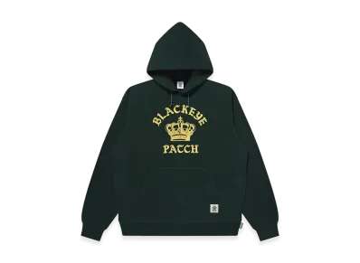 BlackEyePatch Crown Logo Embroidered Hoodie "Green"