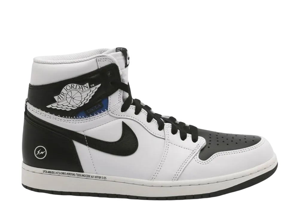 フラグメントデザイン × ユニオン × ナイキ エアジョーダン1 レトロ ハイ OG "ブラック/ホワイト"