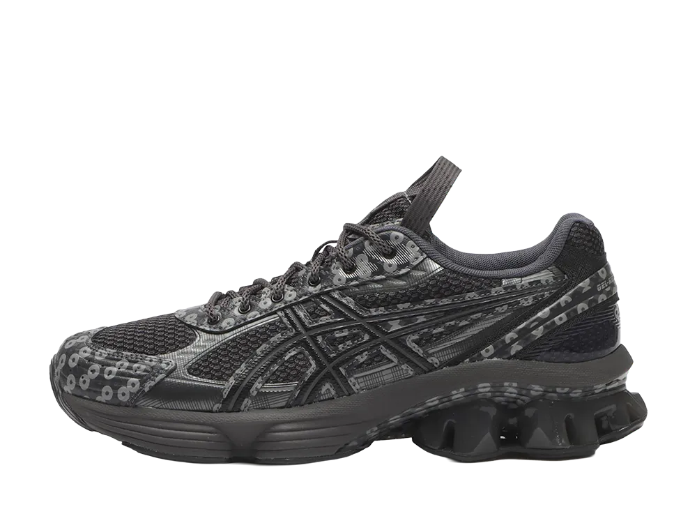 キコ コスタディノフ スタジオ アシックス US7-S ゲルキネティック フルーエント "オブシディアングレー/グラファイトグレー"