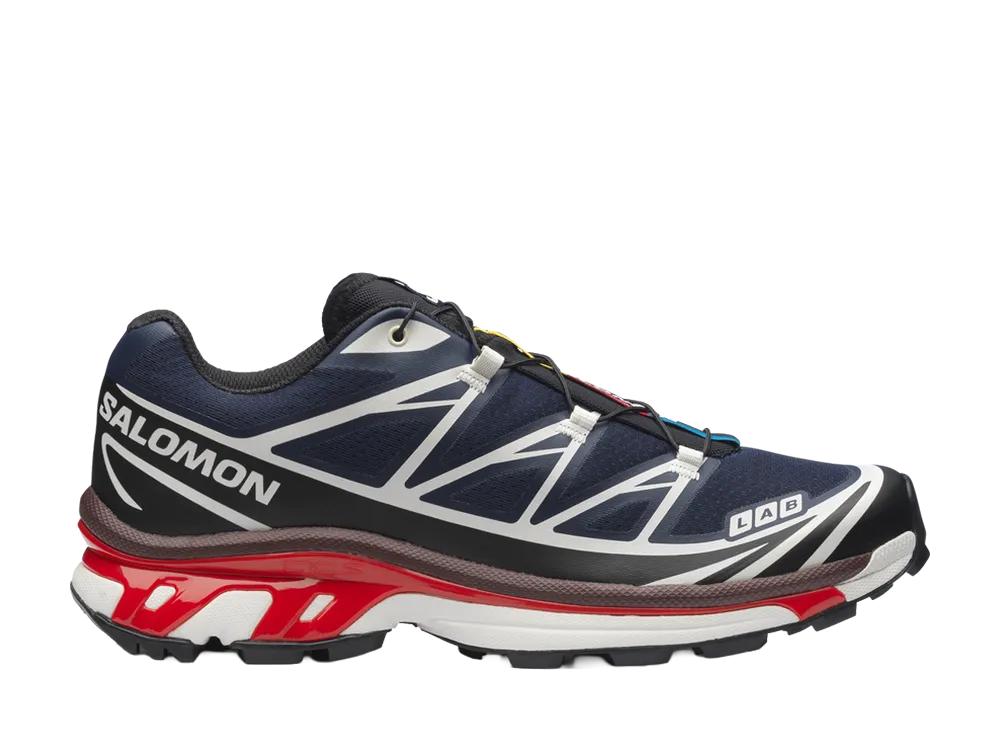 サロモン XT-6 "マリタイムブルー/ブラック/ファイアリーレッド"
