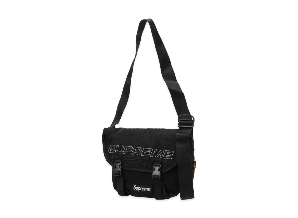 シュプリーム デニム メッセンジャーバッグ "ブラック"
