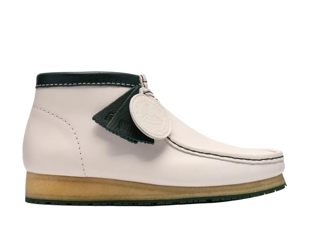 クラークス ワラブーツRB "ホワイトレザー"