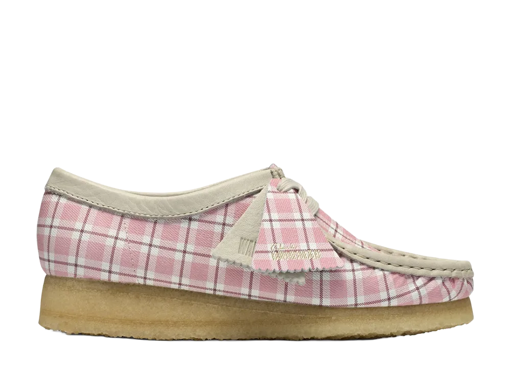クラークス ウィメンズ ワラビー "ピンクチェック"