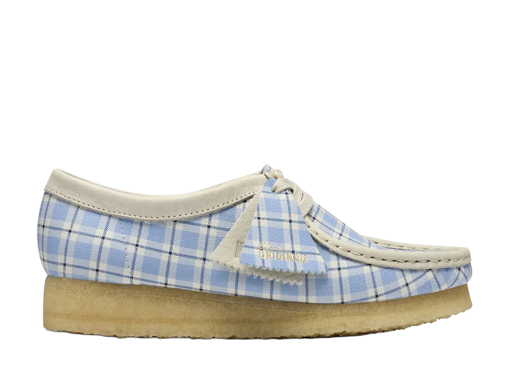 クラークス ウィメンズ ワラビー "ブルーチェック"