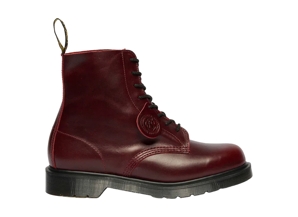 ドクターマーチン MIE 1460 パスカル 8ホール ブーツ "バーガンディ"