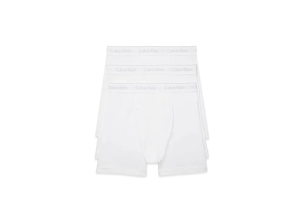 Calvin Klein 3 Low Rise Trunks"White"