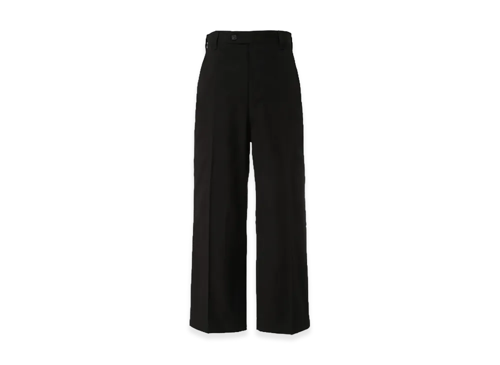 COMME des GARCONS HOMME Cotton Oxford Center Crease Pants "Black"