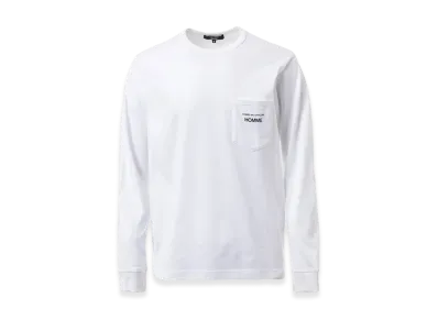 COMME des GARCONS HOMME Cotton Plain Logo Long-Sleeve Shirts "White"