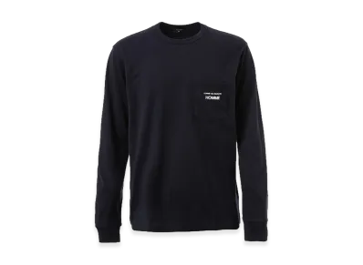 COMME des GARCONS HOMME Cotton Plain Logo Long-Sleeve Shirts "Navy"