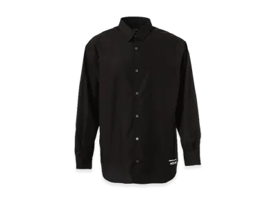 COMME des GARCONS HOMME Cotton Plain Logo Shirts "Black"