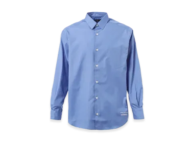 COMME des GARCONS HOMME Cotton Plain Logo Shirts "Sax Blue"