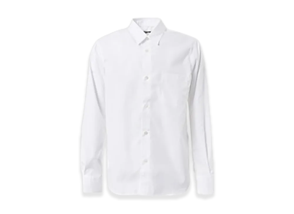 COMME des GARCONS HOMME Cotton Plain Shirts "White"
