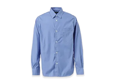 COMME des GARCONS HOMME Cotton Plain Shirts "Sax Blue"
