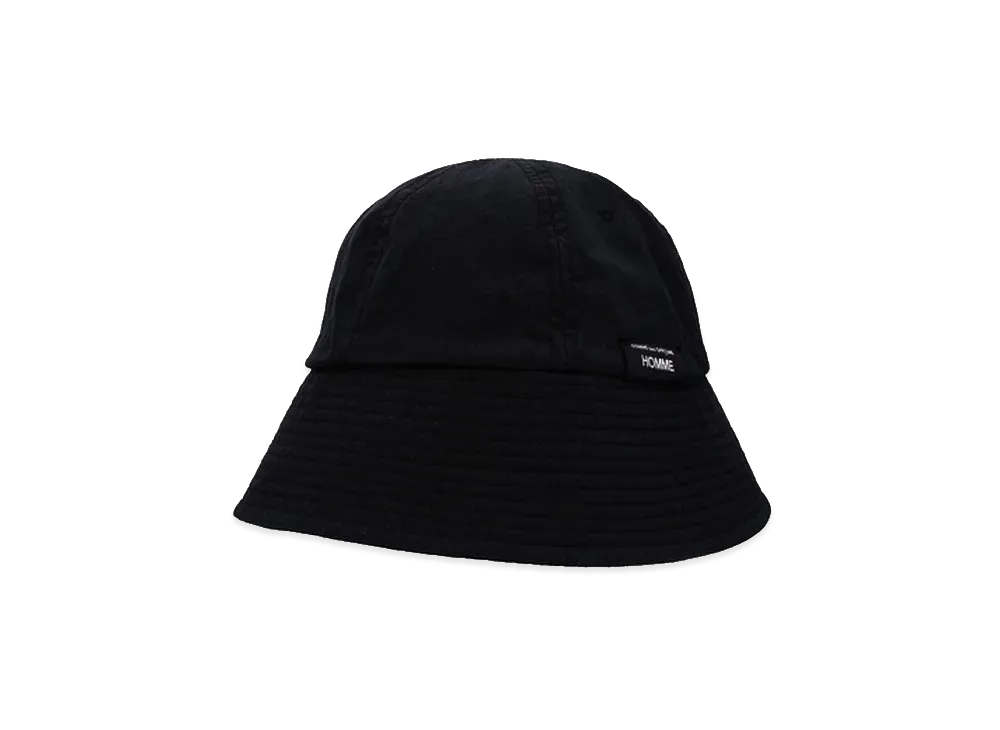 COMME des GARCONS HOMME Nylon Oxford Garment-Dyed Hat "Black"