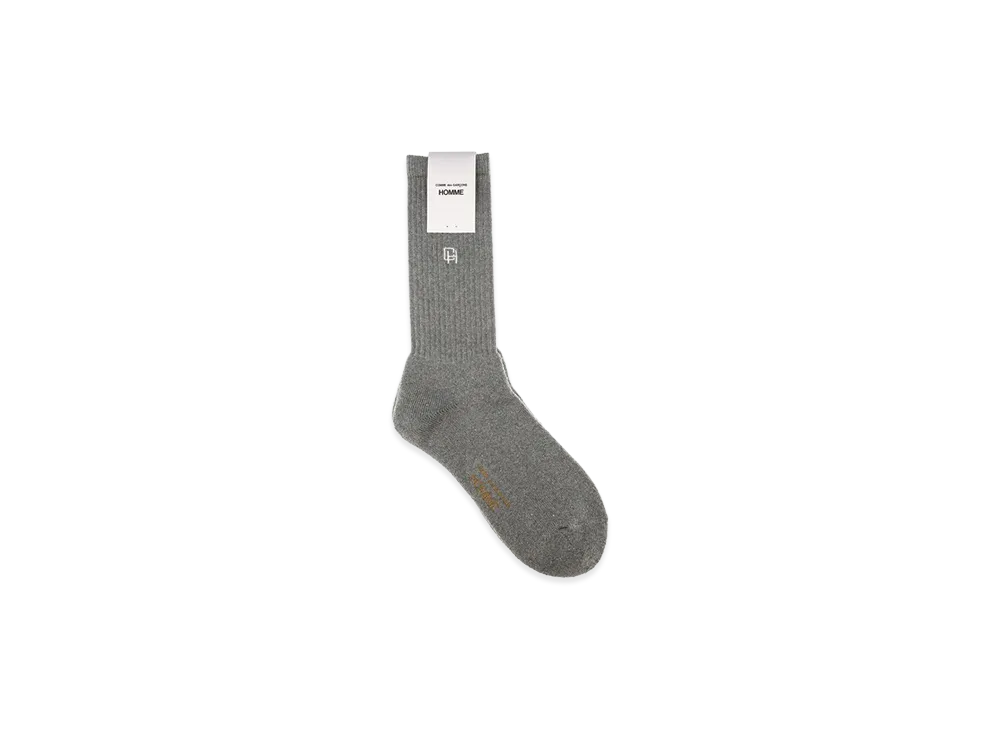 COMME des GARCONS HOMME Cotton-Blend Pile Socks "Gray"