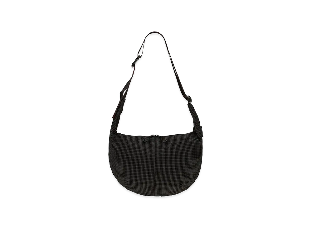 COMME des GARCONS HOMME Polyester Check Pattern Bag "Black"