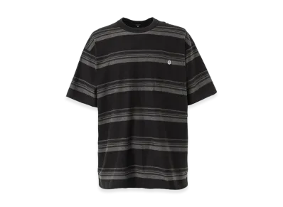 COMME des GARCONS HOMME Cotton Ramdom Border T-Shirts "Charcoal Gray"