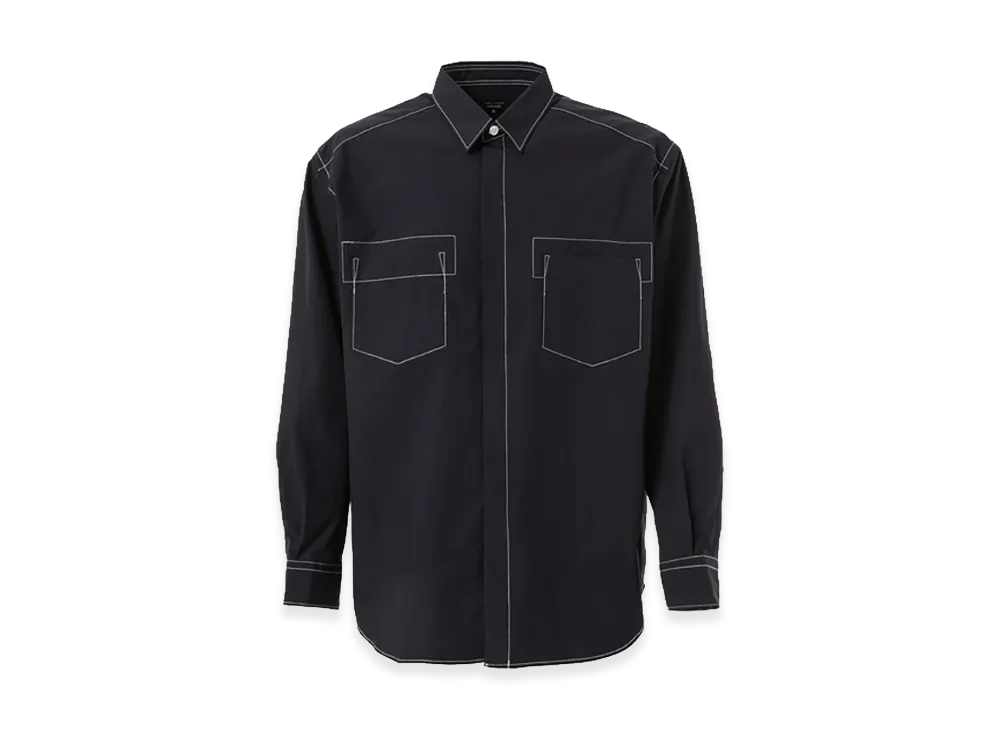 COMME des GARCONS HOMME Cotton Typewriter Shirts "Navy"