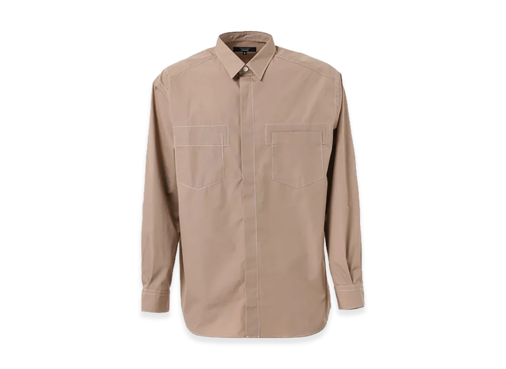 COMME des GARCONS HOMME Cotton Typewriter Shirts "Beige"