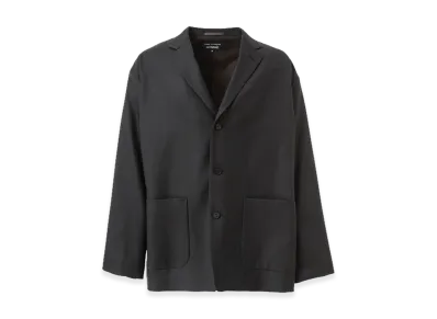 COMME des GARCONS HOMME Wool Gabardine Tailored Jacket "Charcoal Gray"