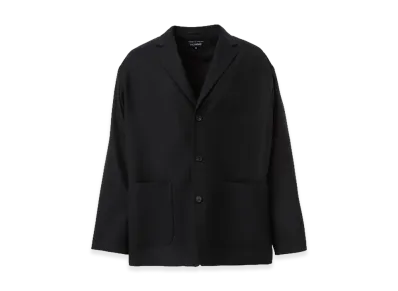 COMME des GARCONS HOMME Wool Gabardine Tailored Jacket "Navy"