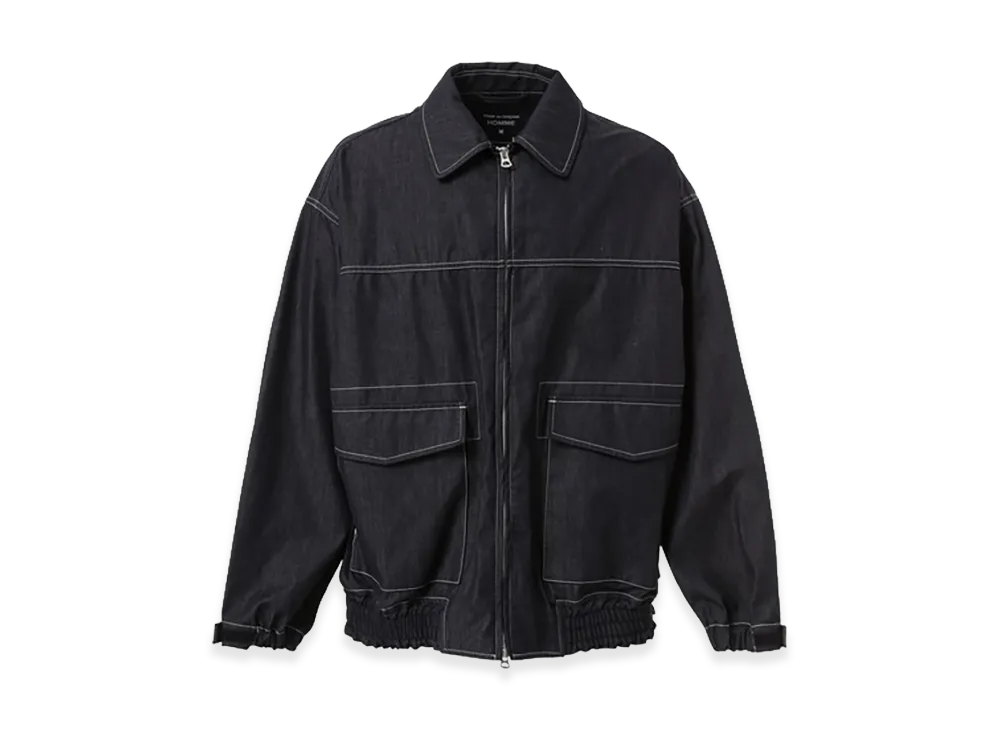 COMME des GARCONS HOMME Light-Ounce Cotton Denim Blouson "Navy"