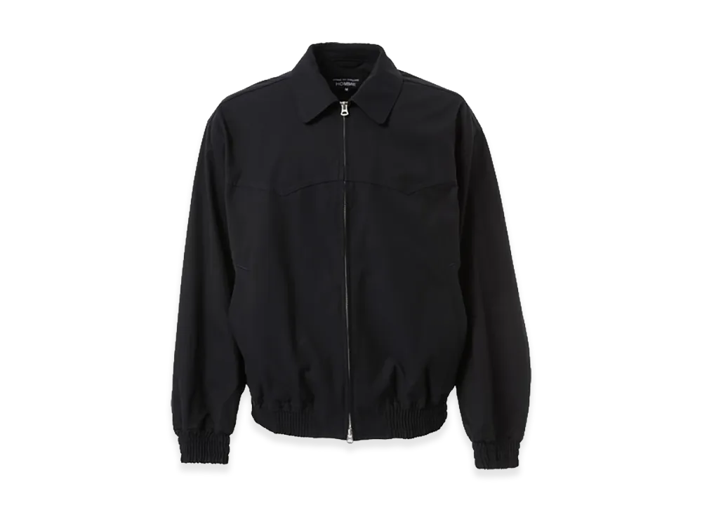 COMME des GARCONS HOMME Cotton Yarn-Dyed Blouson "Navy"