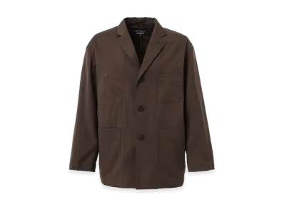 COMME des GARCONS HOMME Yarn-Dyed Cotton Serge Jacket "Dark Brown"