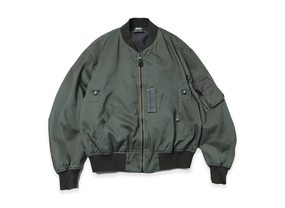 A.PRESSE Vintage Silk Light B-15C Flight Jacket 