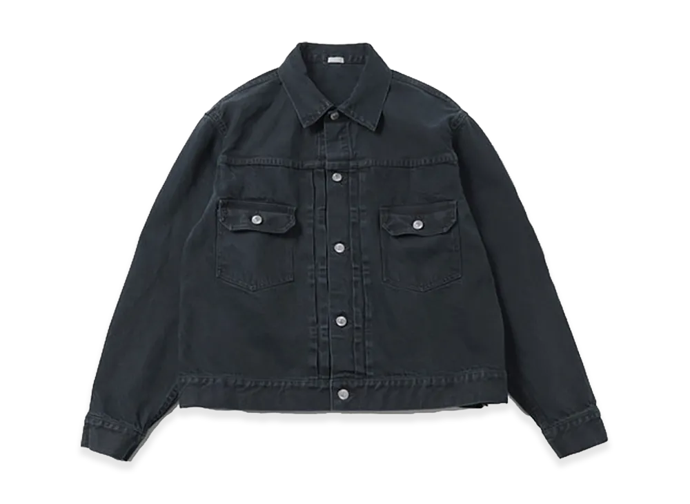 A.PRESSE 2nd Type Black Denim Jacket "Black"