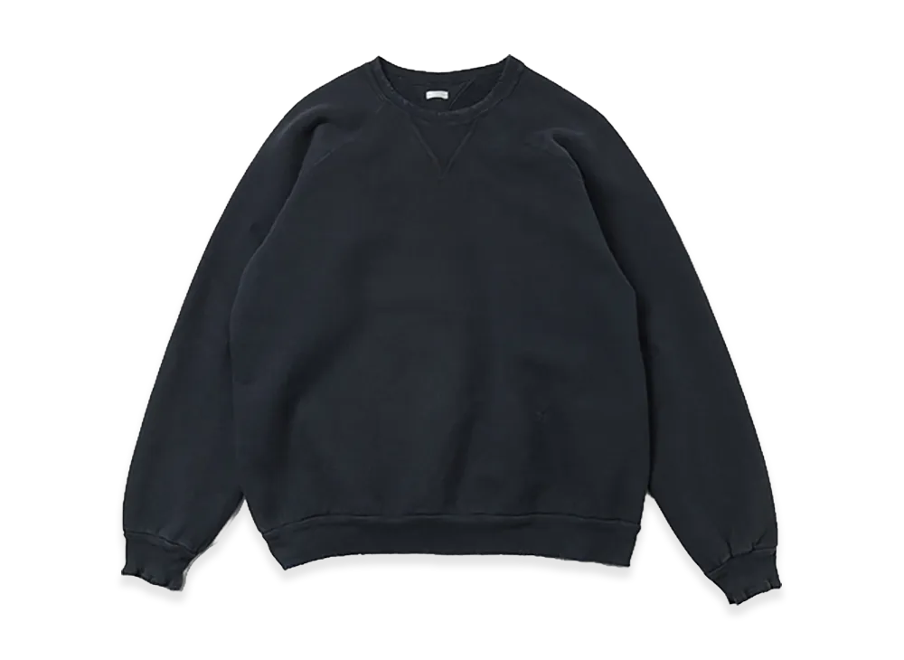 A.PRESSE Vintage Double V Sweatshirt "Black"