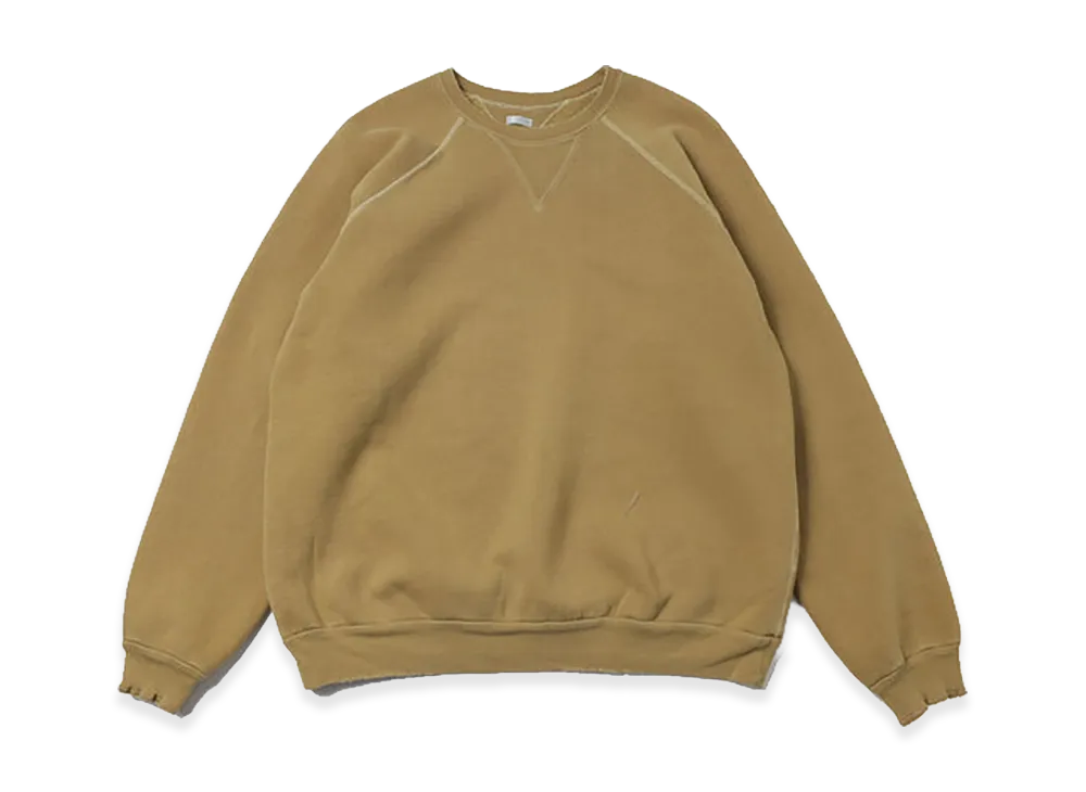 A.PRESSE Vintage Double V Sweatshirt "Gold"