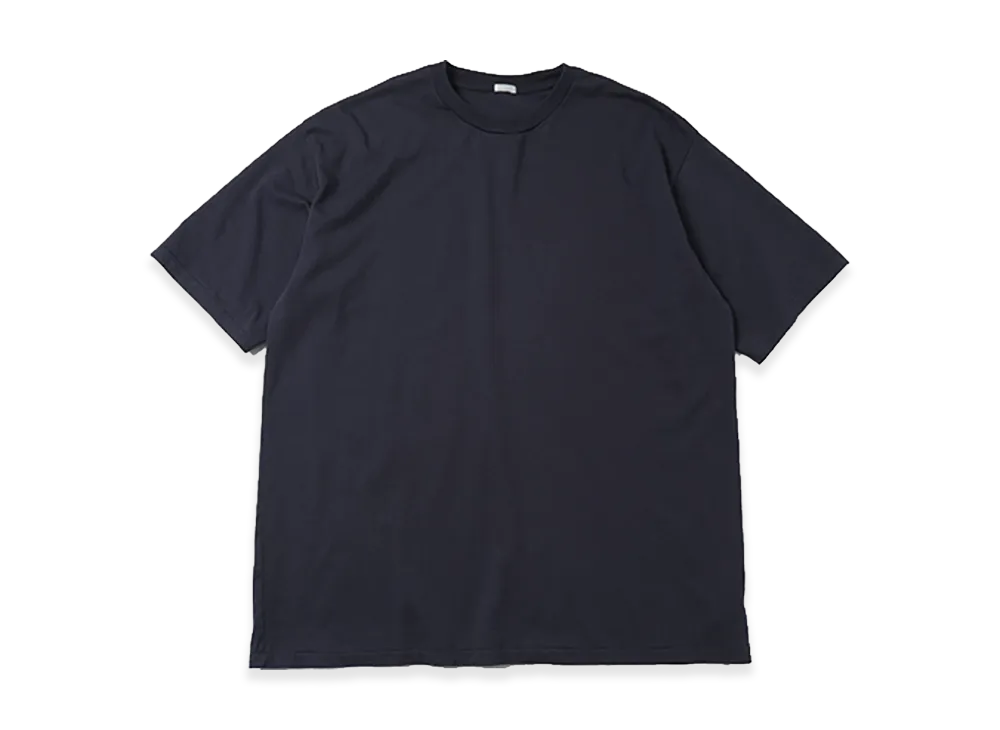 A.PRESSE Cashmere Blend S/S T-Shirt "Dark Navy"