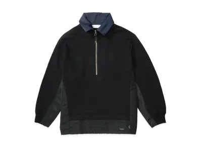 PORTER x TOGA Half zip sweatshirt SP "Black"