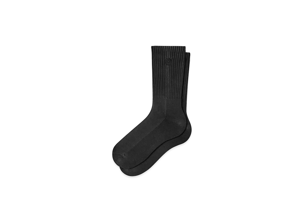 Carhartt WIP Hudson Socks "Black(Chalk Wash)"