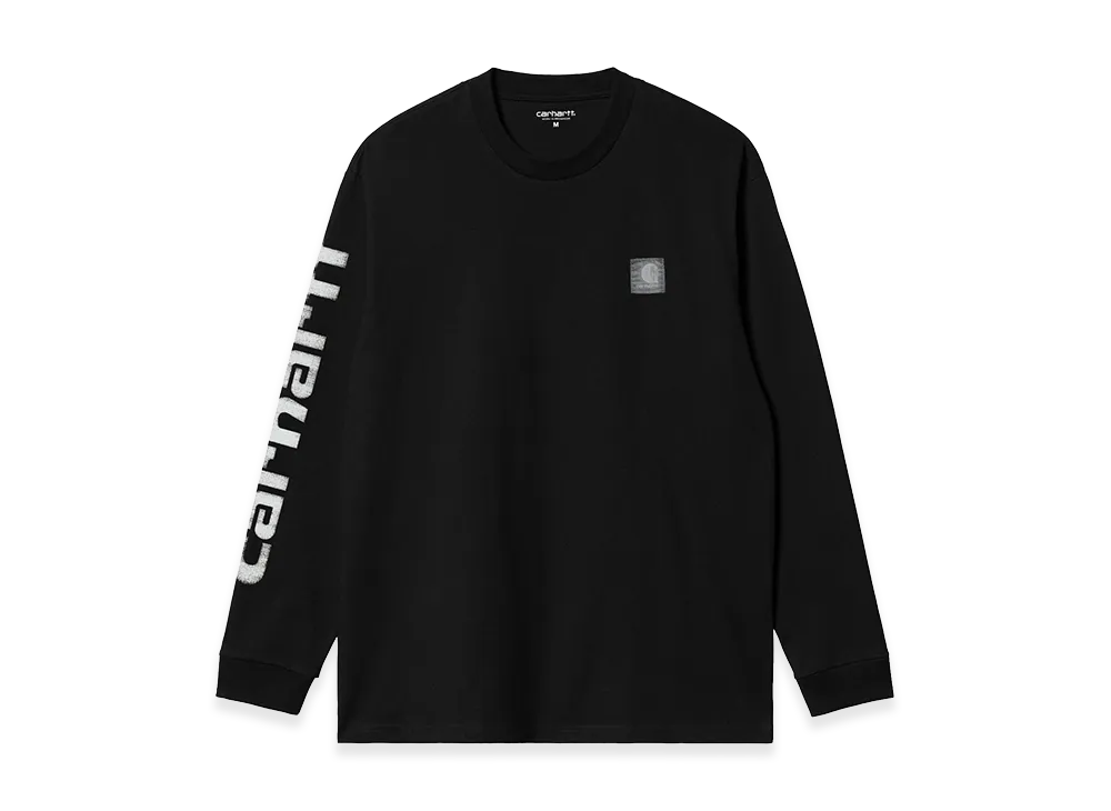 Carhartt WIP L/S Archive Script T-Shirt "Black"