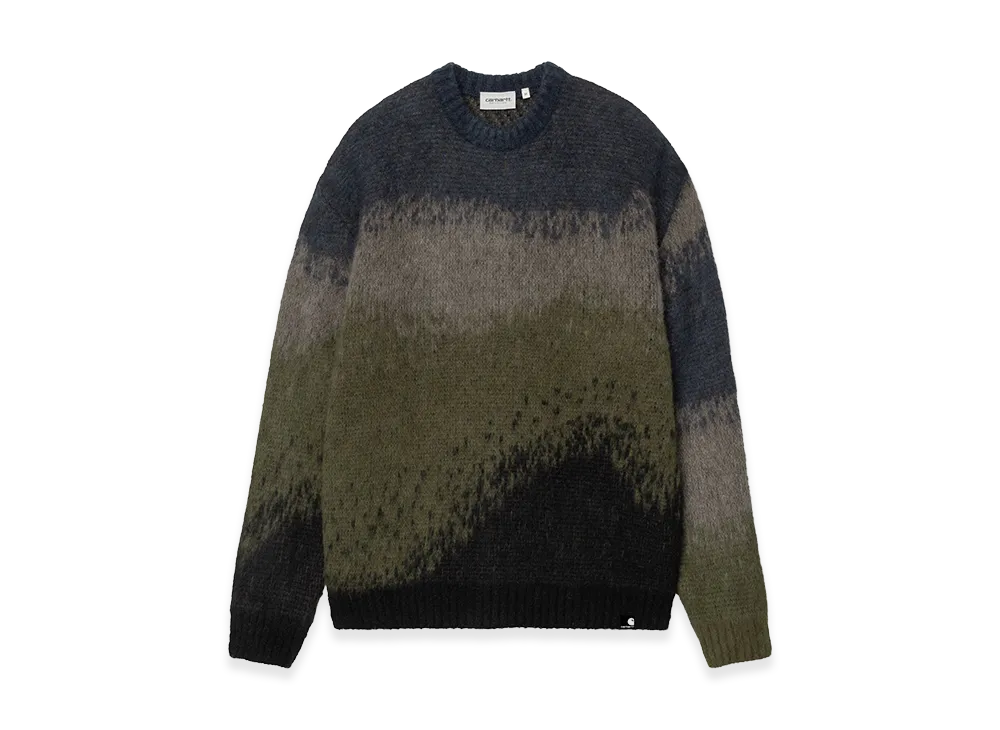 Carhartt WIP Tinley Sweater "Tinley Stripe/Jupiter"