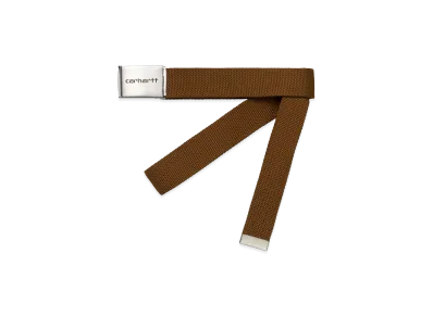 Carhartt WIP Clip Belt Chrome "Hamilton Brown"