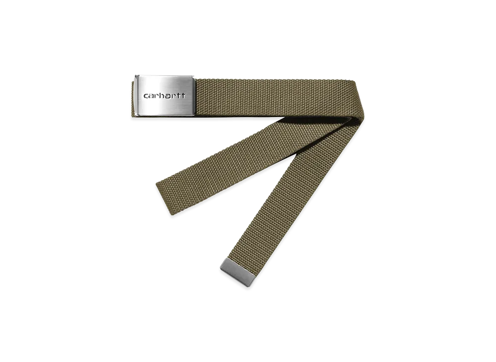 Carhartt WIP Clip Belt Chrome "Brass"