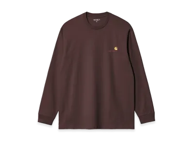 Carhartt WIP L/S American Script T-Shirt "Palisander"