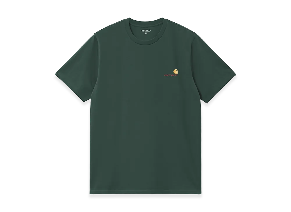 Carhartt WIP S/S American Script T-Shirt "Kale Green"