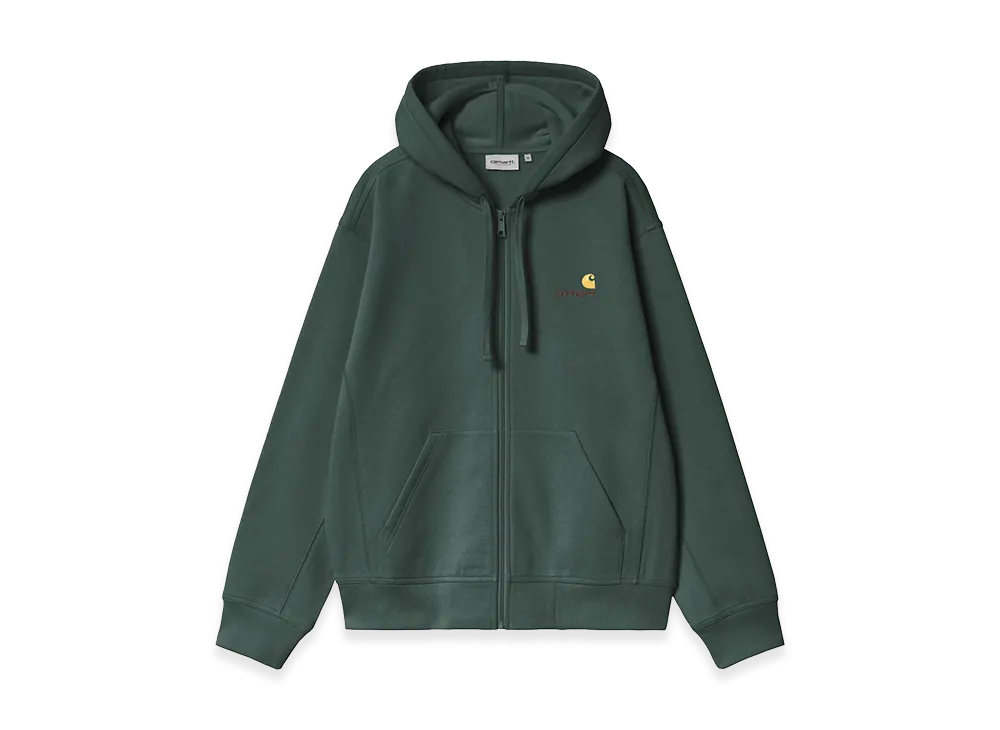 Carhartt WIP Hooded American Script Jacket "Kale Green"