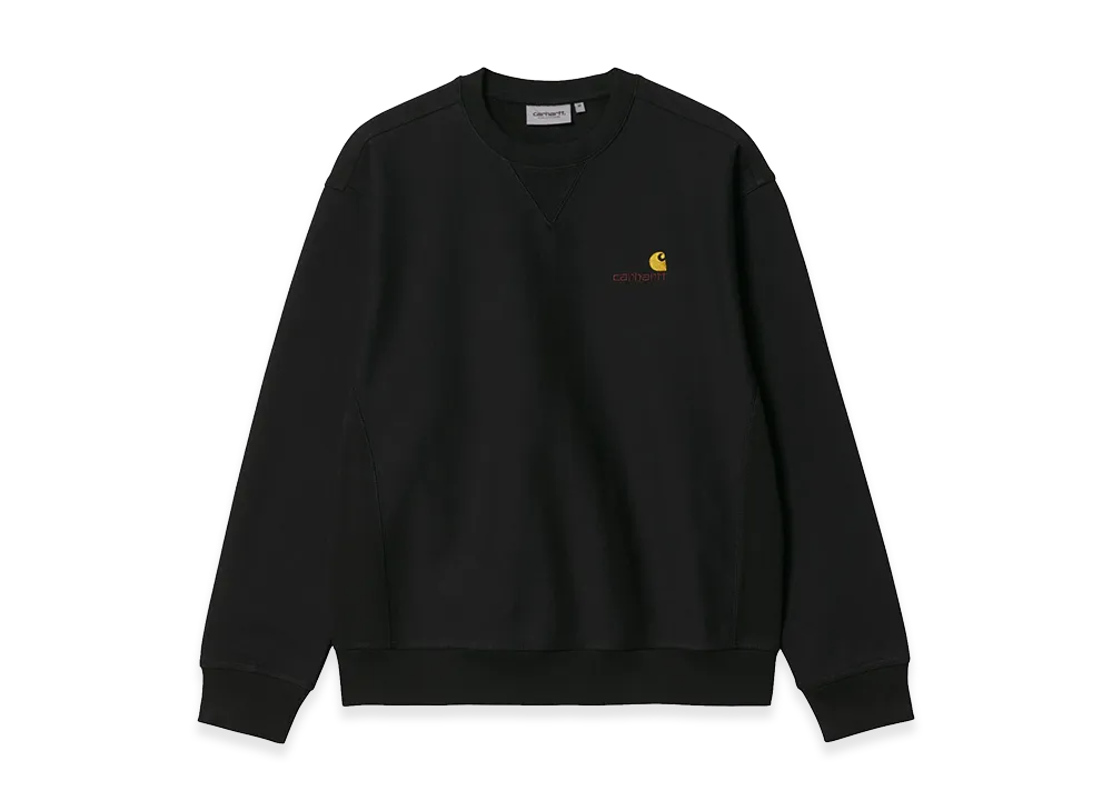 Carhartt WIP American Script Sweat "Black"