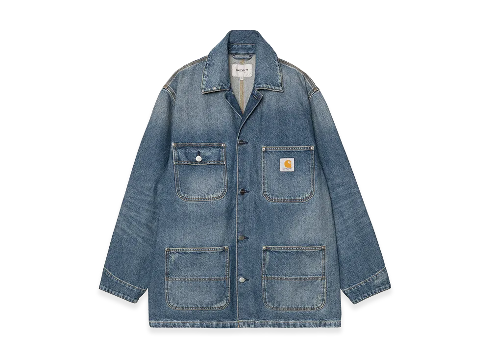 Carhartt WIP Aden Chore Coat "Blue(Grind Wash)"