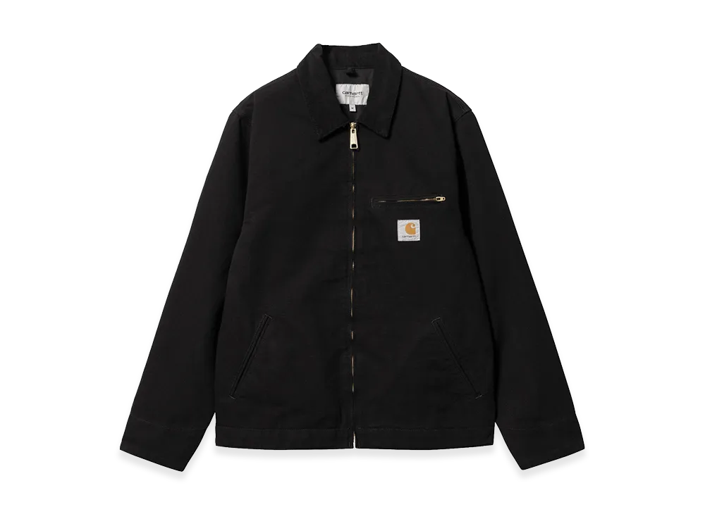 Carhartt WIP Detroit Jacket "Black/Black(Rinsed)"