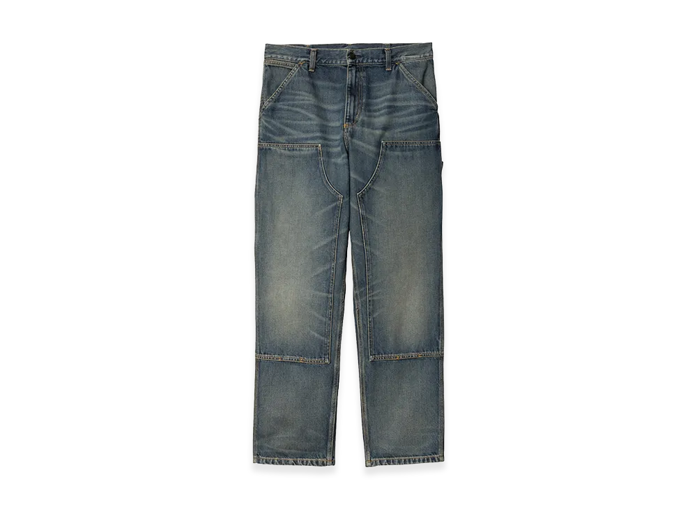 Carhartt WIP Double Knee Pant "Blue(Worn Used Wash)"