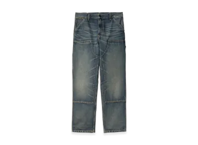 Carhartt WIP Double Knee Pant "Blue(Worn Used Wash)"